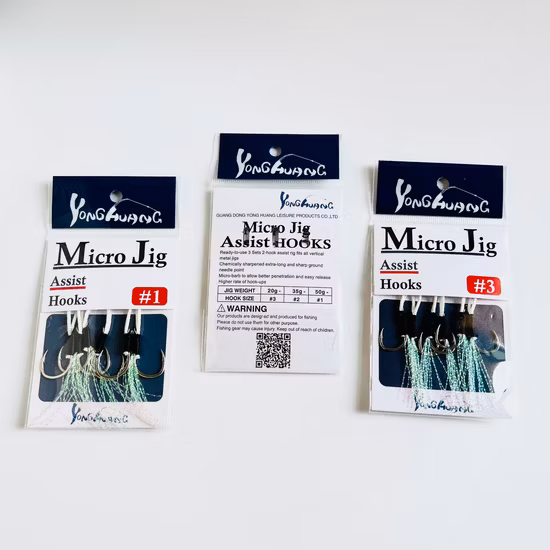 Anzuelos de pesca para micro jigs